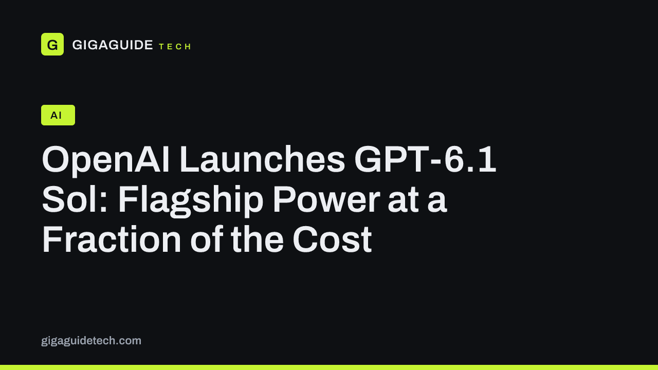 OpenAI Launches GPT-6.1 Sol