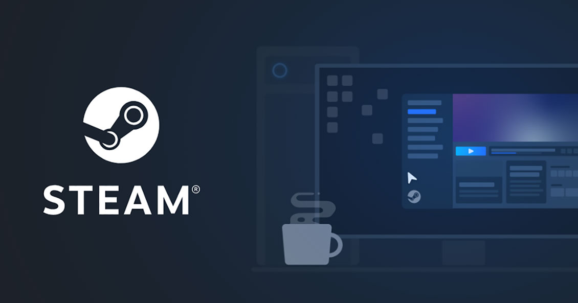 Steam logo and client