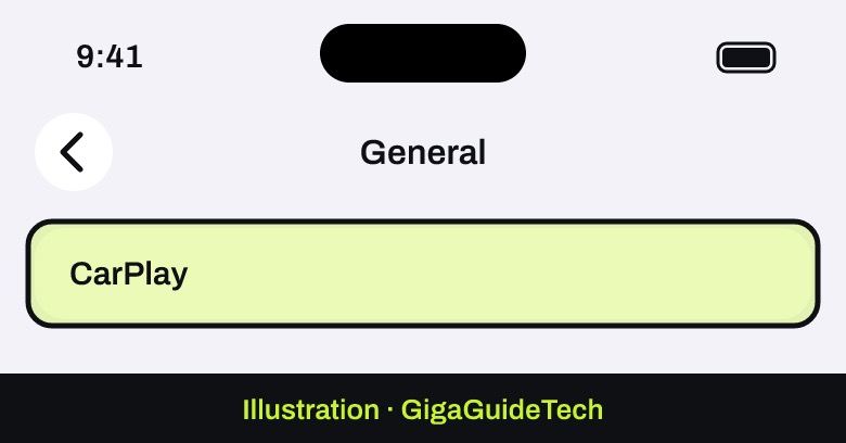 Illustration: Settings > General
