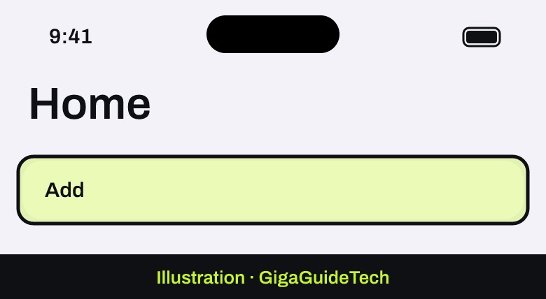 Illustration: Home app > Add