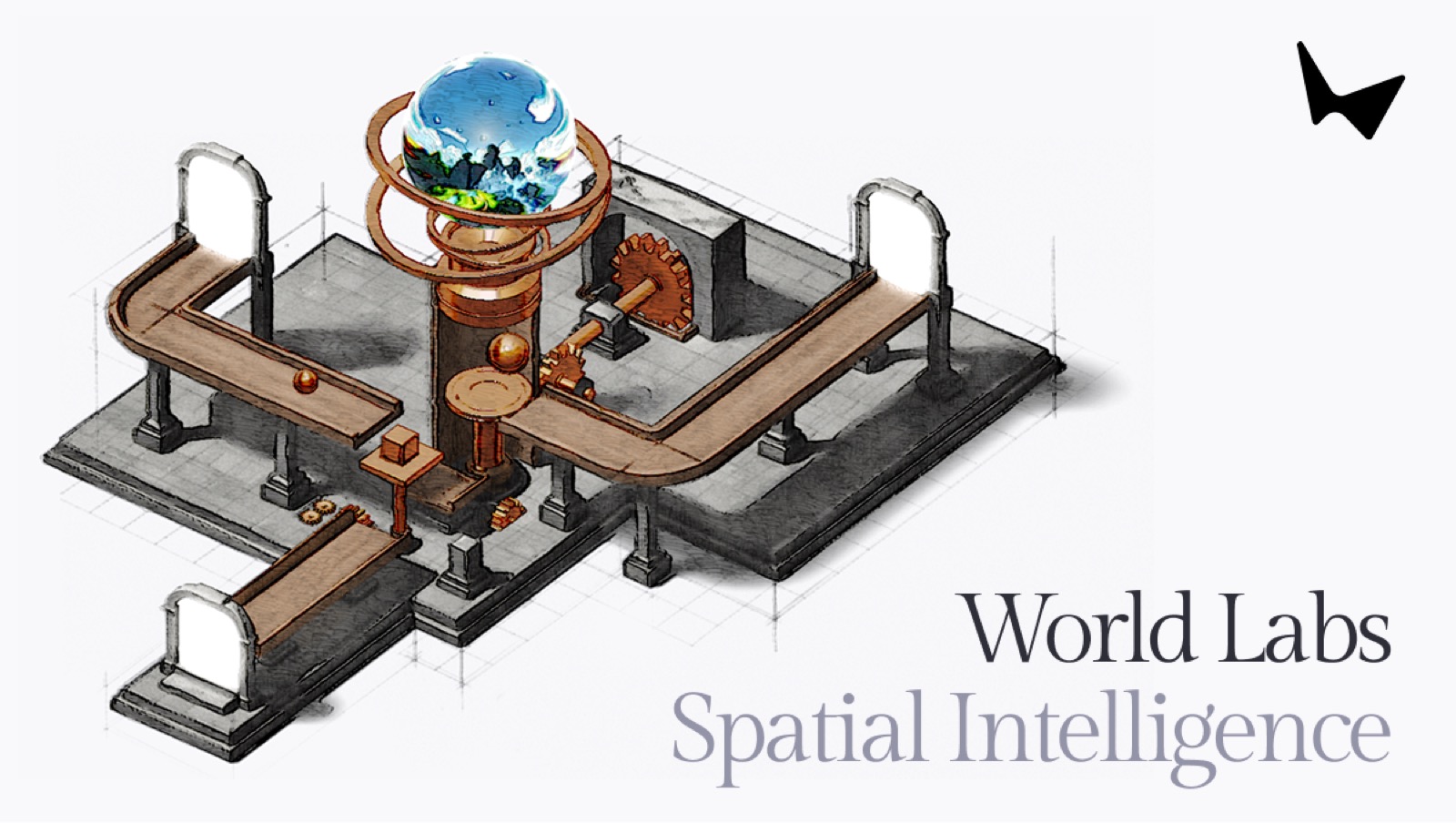 World Labs spatial intelligence illustration