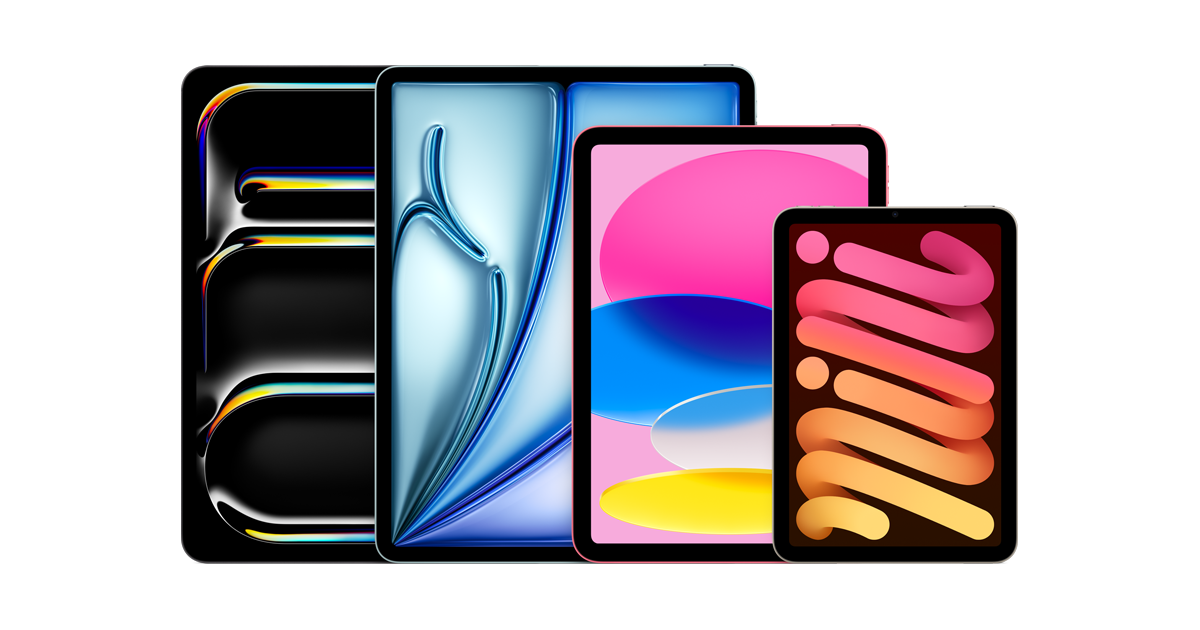 Apple iPad lineup: iPad Pro, iPad Air, iPad and iPad mini