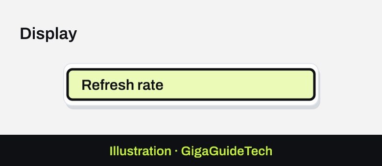 Illustration: Settings > System > Display