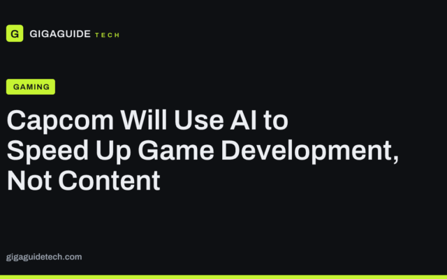 Capcom Will Use AI to Speed Up Game Development, Not Content