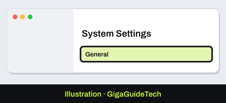 Illustration: System Settings