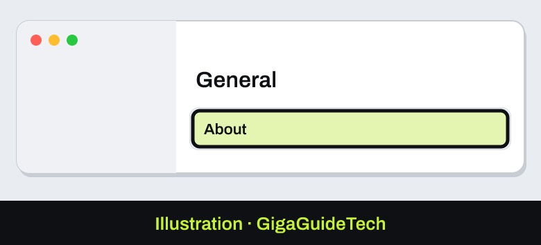 Illustration: System Settings > General