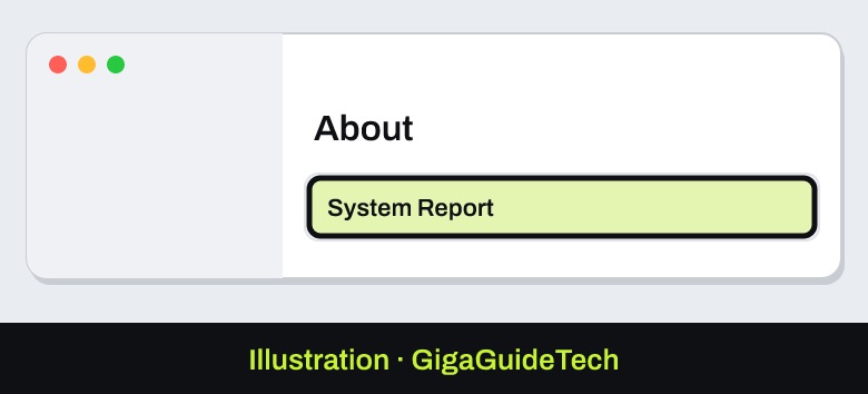 Illustration: System Settings > General > About