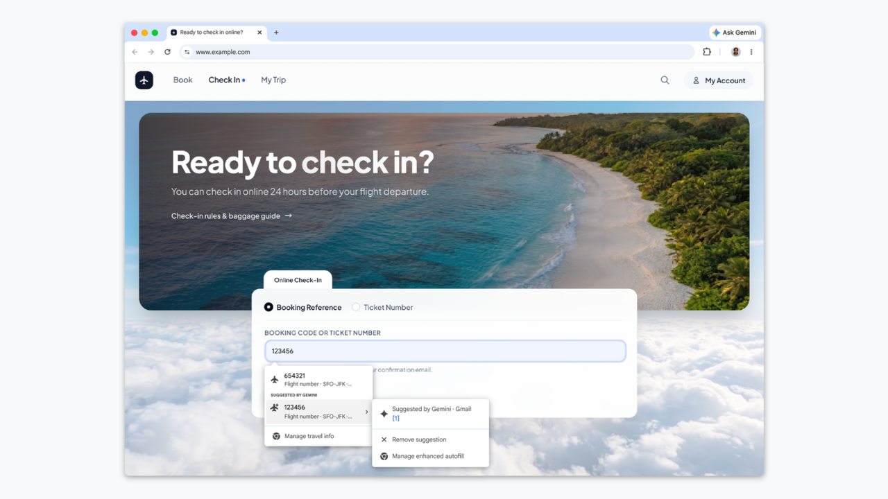 Chrome Enhanced Autofill
