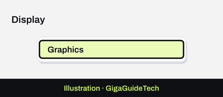Illustration: Settings > System > Display > Graphics > Change default graphics settings