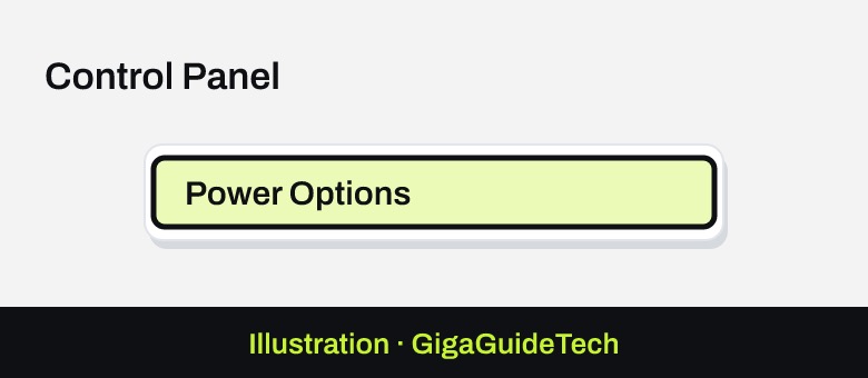 Illustration: Control Panel > Power Options > Change plan settings