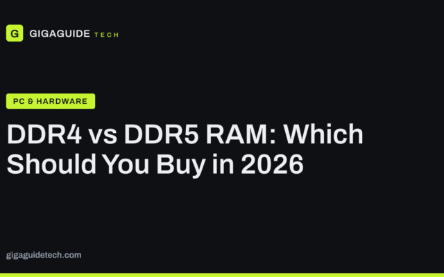 DDR4 vs DDR5 RAM: Which Should You Buy in 2026