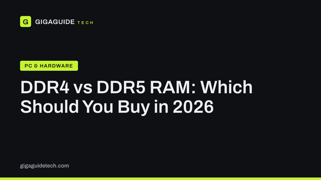 DDR4 vs DDR5 RAM: Which Should You Buy in 2026