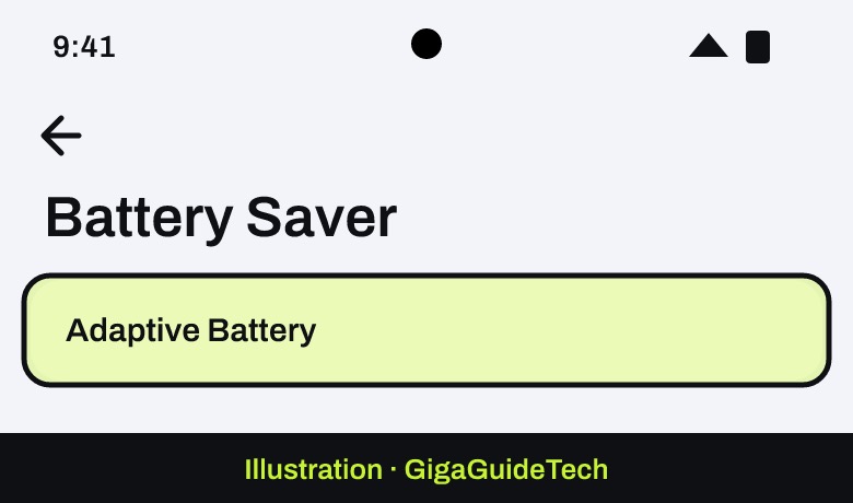 Illustration: Settings > Battery > Battery Saver