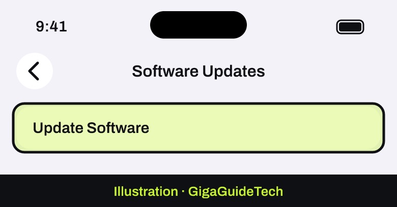 Illustration: Software Updates > Update Software