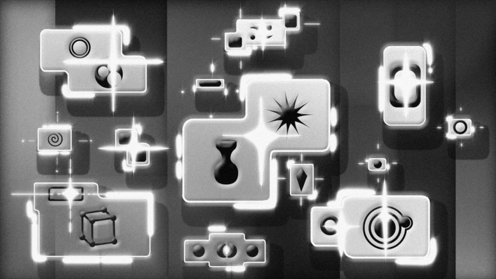 A futuristic abstract digital image