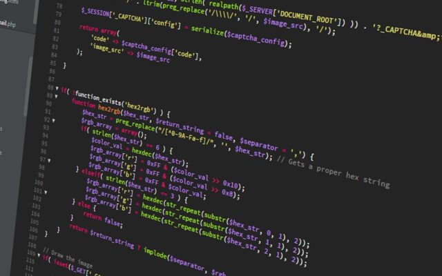 Código en PHP.