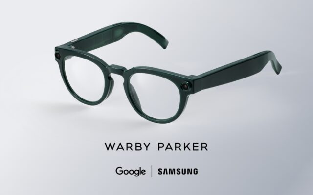 Samsung and Google smart glasses designed with Warby Parker