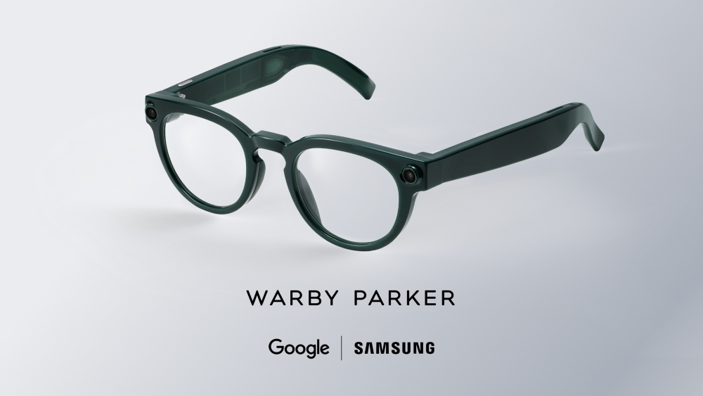 Samsung and Google smart glasses designed with Warby Parker