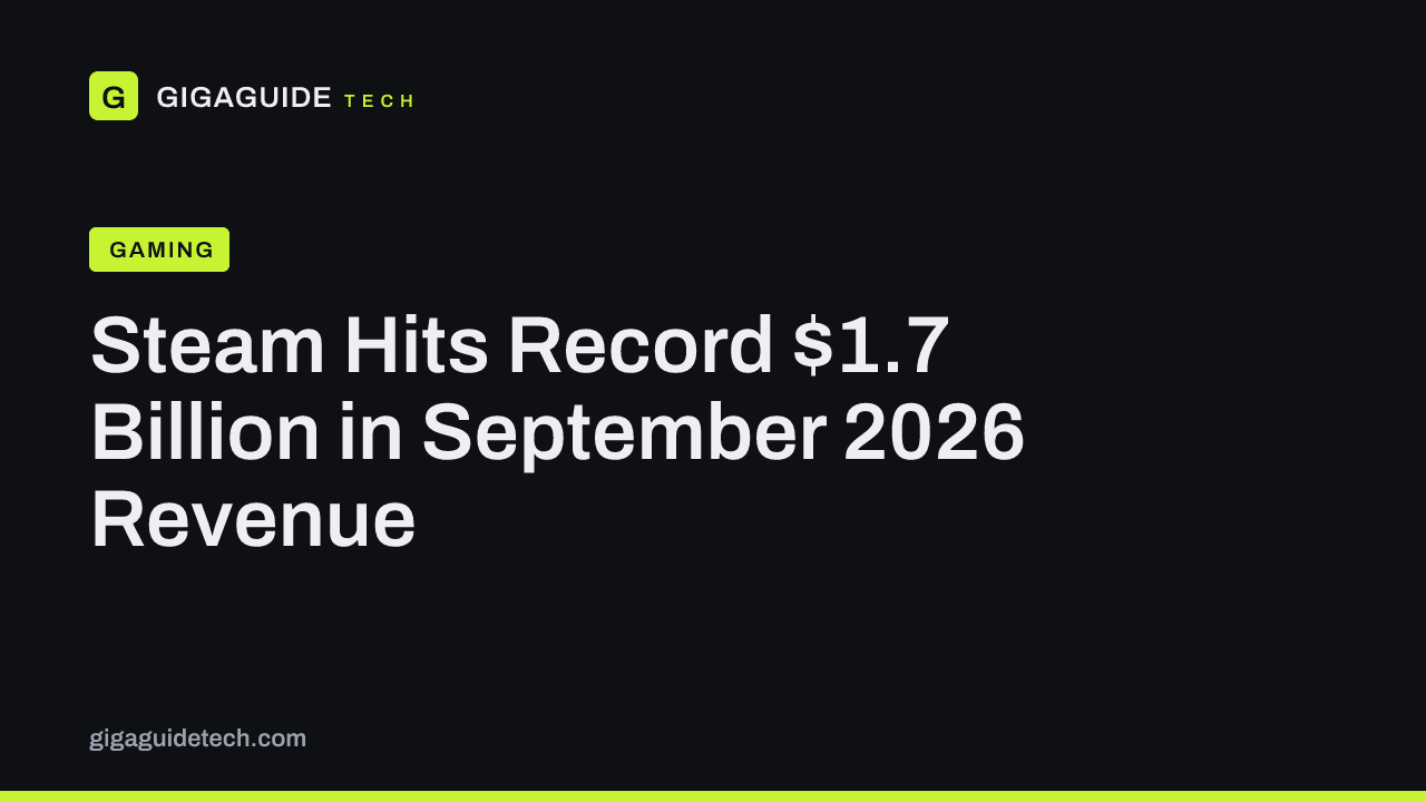 Steam record September 2026 revenue