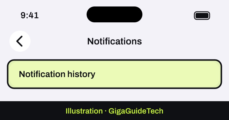Illustration: Settings > Notifications