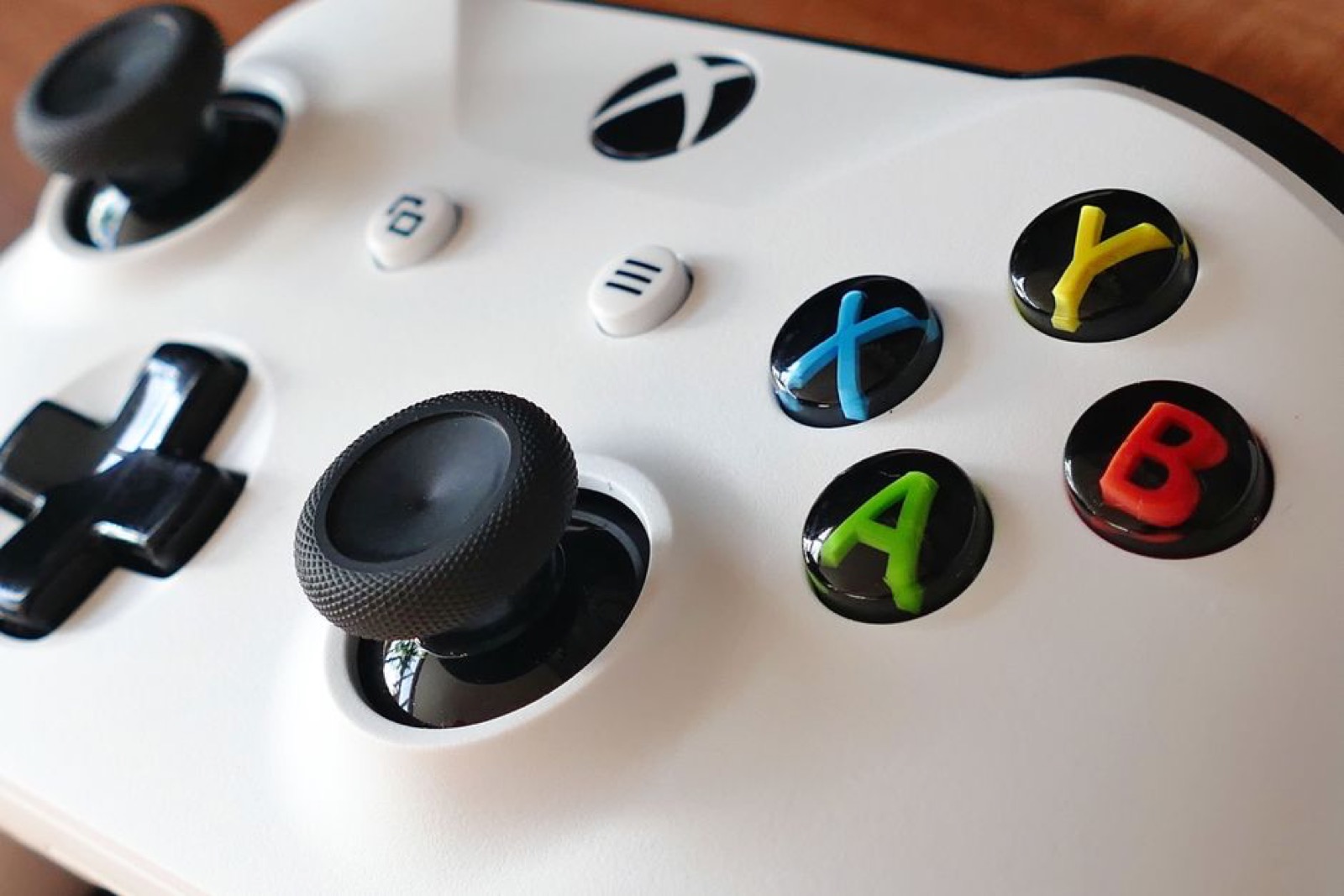 Close-up of an Xbox controller
